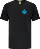 Canada Mighty Maple T-Shirt Black Bright Blue Tonal