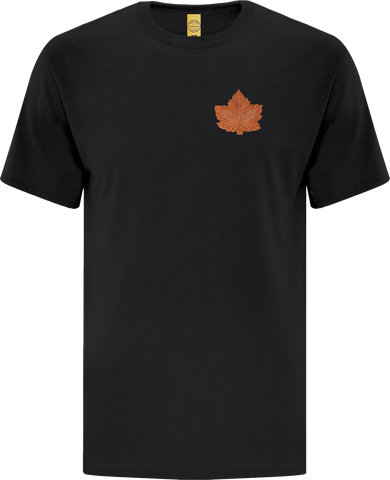Canada Mighty Maple T-Shirt Black Copper Tonal