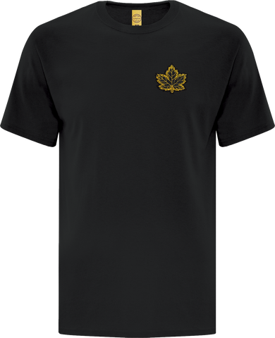 Canada Mighty Maple T-Shirt Black Gold