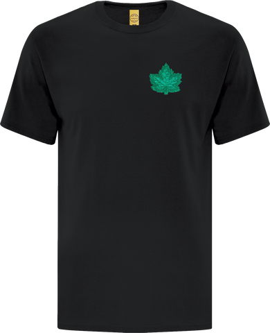 Canada Mighty Maple T-Shirt Black Green Tonal