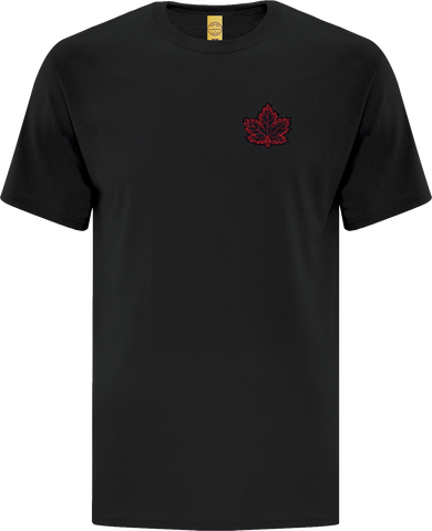 Canada Mighty Maple T-Shirt Black Red