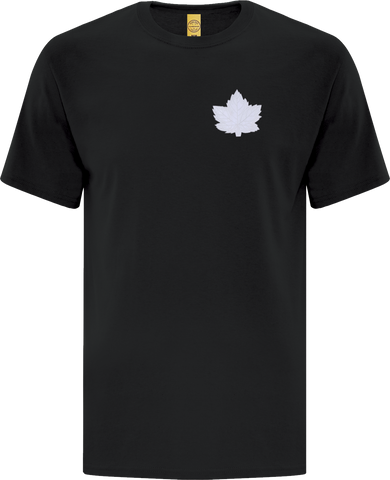 Canada Mighty Maple T-Shirt Black White Tonal