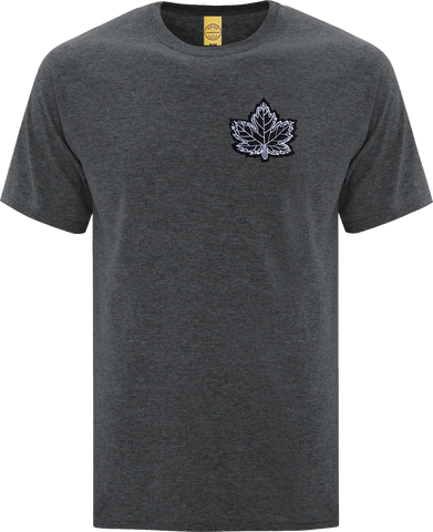 Canada Mighty Maple T-Shirt Dark Heather Black White