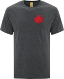 Canada Mighty Maple T-Shirt Dark Heather Red Tonal