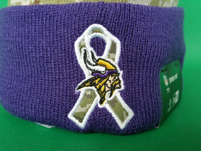 Minnesota Vikings Salute to Service Sideline Pom Toque More Than Just Caps Clubhouse