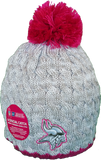 Minnesota Vikings Breast Cancer Awareness Womens Fleece Pom Toque