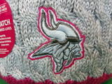 Minnesota Vikings Breast Cancer Awareness Womens Fleece Pom Toque
