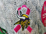 Minnesota Vikings Breast Cancer Awareness Womens Fleece Pom Toque