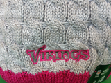Minnesota Vikings Breast Cancer Awareness Womens Fleece Pom Toque