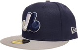 Montreal Expos New Era 59Fifty Fitted Navy Silver