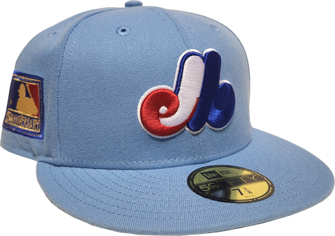 Montreal Expos New Era 59Fifty Fitted Sky Blue MLB 125th