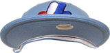 Montreal Expos New Era 59Fifty Fitted Sky Blue MLB 125th Anniversary Side Patch