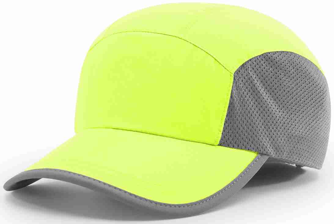 Richardson Mesh Panel Running Cap Neon Yellow Charcoal – More Than Just ...