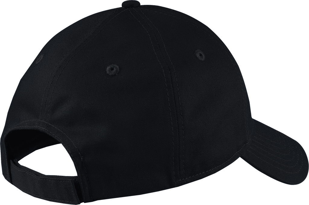 All black top adjustable hat