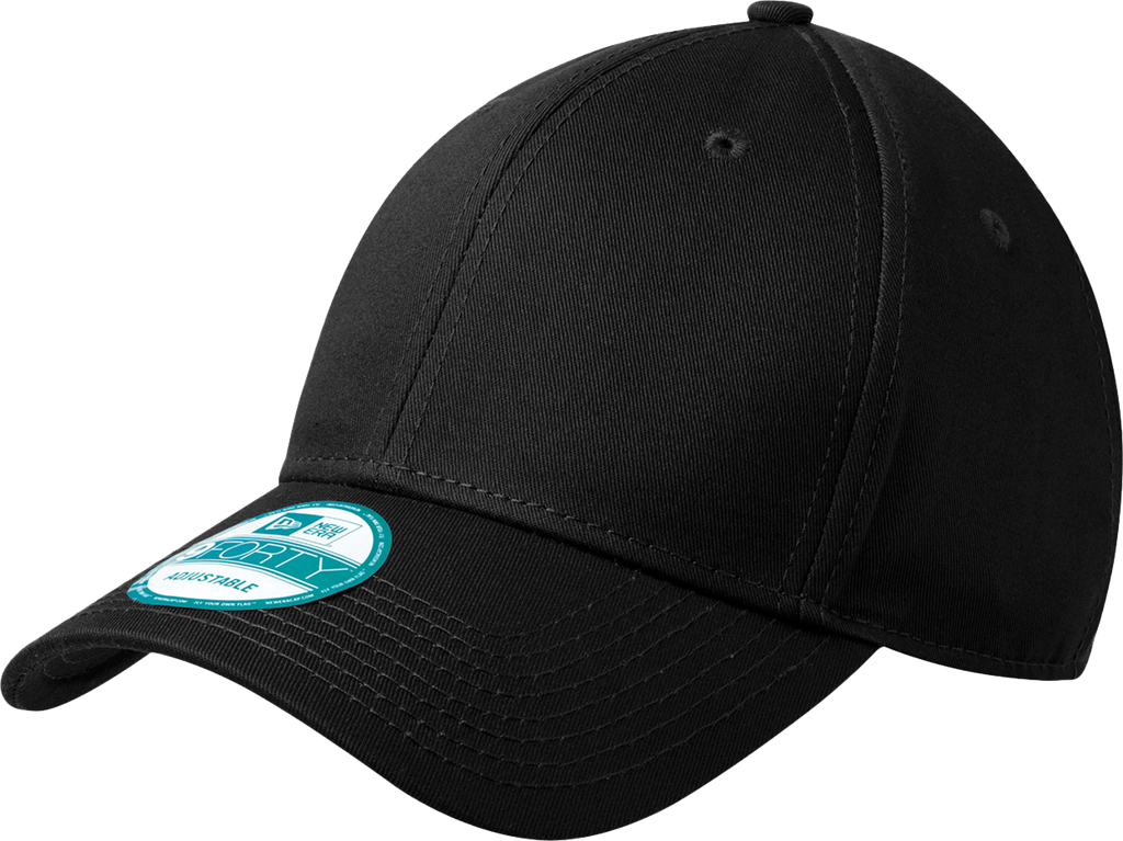 New Era Blank 9Forty Velcro Adjustable Cap Black – More Than Just Caps  Clubhouse