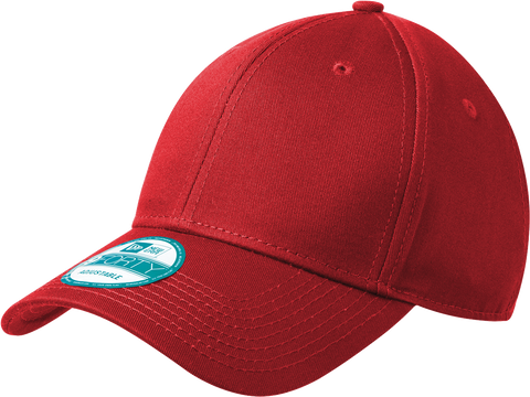 New Era Blank 9Forty Velcro Adjustable Cap Red