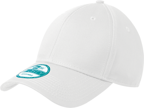 New Era Blank 9Forty Velcro Adjustable Cap White