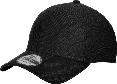 New Era Blank Diamond Era 3930 Stretch Cap Black