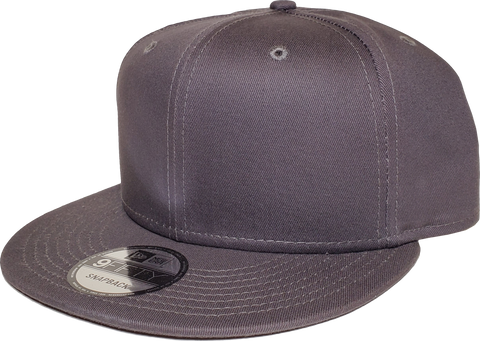 Blank New Era 9Fifty Snapback Charcoal