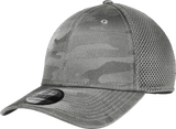 New Era Blank Tonal Camo 3930 Neo Sponge Mesh Stretch Cap Grey