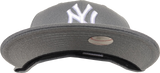 New York Yankees New Era 59Fifty Fitted Storm Gray 100th Season Side Patch