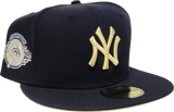 New York Yankees New Era 59Fifty Fitted Dark Navy 100th Season Side Patch