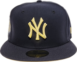 New York Yankees New Era 59Fifty Fitted Dark Navy 100th Season Side Patch