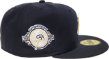 New York Yankees New Era 59Fifty Fitted Dark Navy 100th Season Side Patch