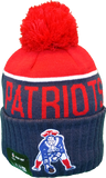New England Patriots Vintage Sideline Knit Pom Toque