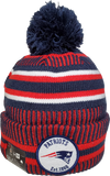 New England Patriots Knit Pom Toque NFL Sideline