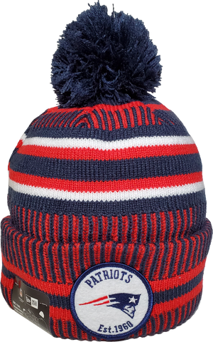 New England Patriots Knit Pom Toque NFL Sideline More Than Just