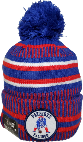 New England Patriots Knit Pom Toque NFL Sideline More Than Just Caps Clubhouse