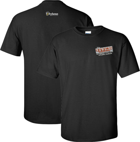 Newsies Dry Blend T-Shirt Black