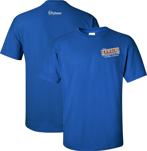 Newsies Dry Blend T-Shirt Royal