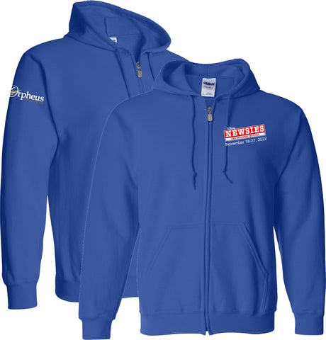 Newsies Zip Hoodie Royal