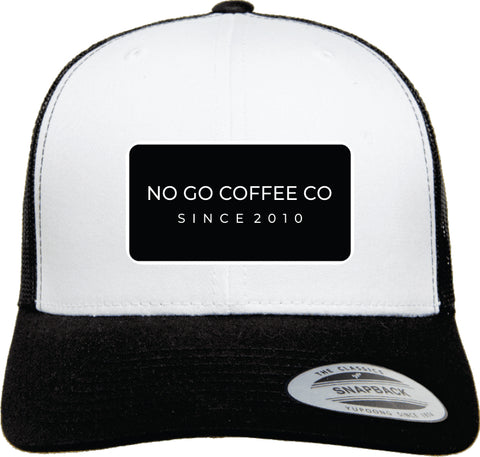 No Go 2022 Patch Trucker Black White Black