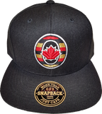 O-Canada Represent Black Snapback Cap