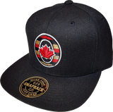 O-Canada Represent Black Snapback Cap