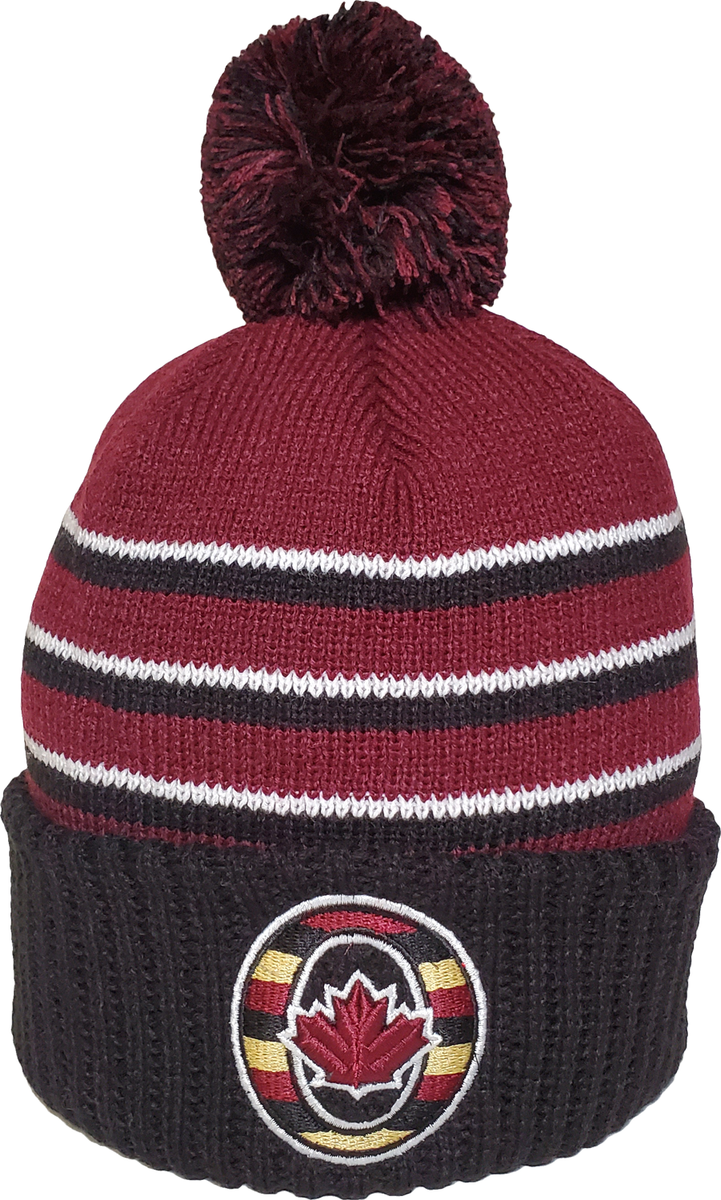 O-Canada Pom Toque Maroon – More Than Just Caps Clubhouse