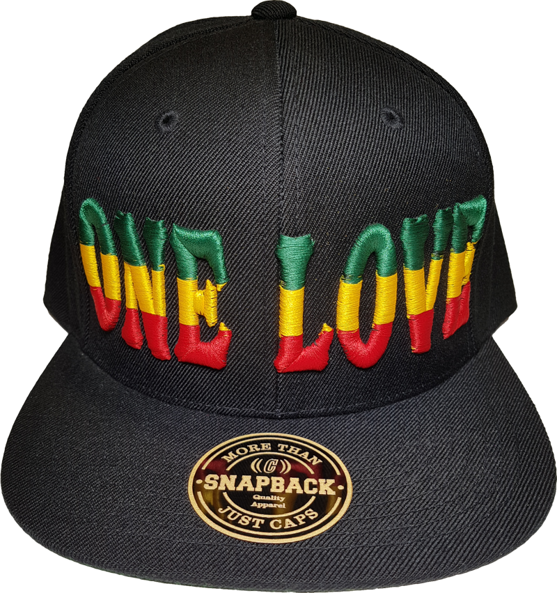 One Love Black Snapback Custom Exclusive – More Than Just Caps