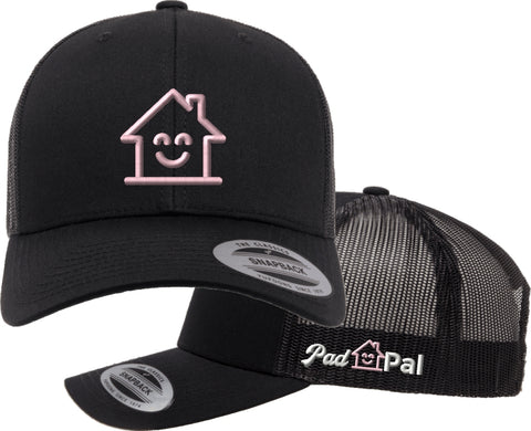 Pad Pal Trucker Raised Front logo Black