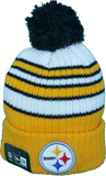 Pittsburgh Steelers Traditional Stripe Pom Toque