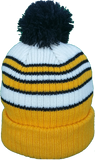 Pittsburgh Steelers Traditional Stripe Pom Toque
