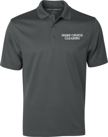 Prime Choice Cleaning Polo Snag Proof Charcoal