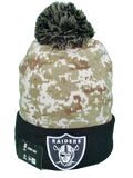 Oakland Raiders Salute to Service Sideline Fleece Pom Toque