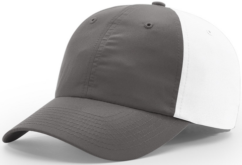 Richardson Relaxed Lite Performance Cap Charcoal White