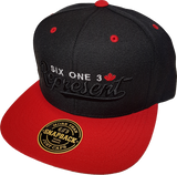 Represent Six One 3 Snapback Black-Red