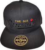 Represent The Six Snapback Black