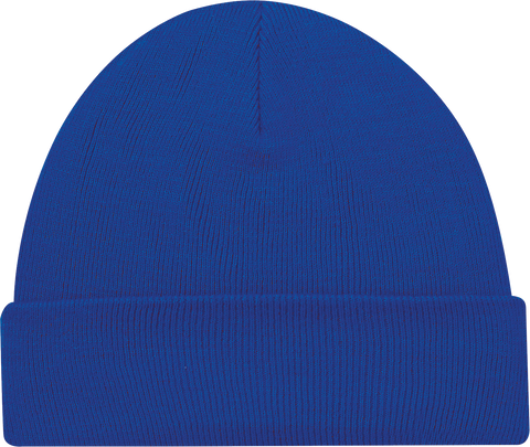 Rib Knit Beanie Toque Royal