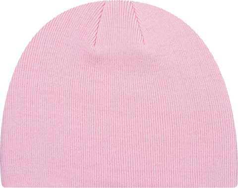 Rib Knit Board Toque Pink